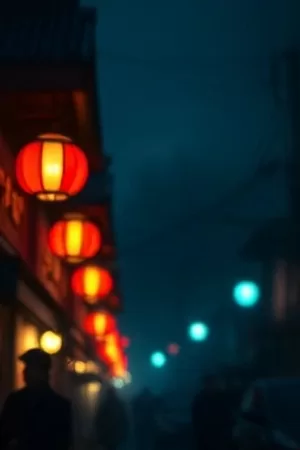 《代号青隼》雨夜天台对峙竖版海报