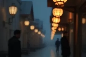 《追风少年团》天台上的自行车比赛剧照