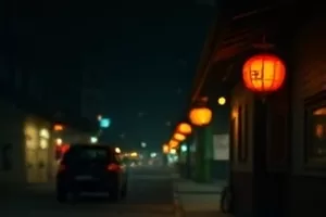 《槐花巷的夏天》老巷口槐树与单车剧照
