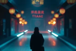 《铁轨尽头》老式绿皮火车穿越山谷剧照